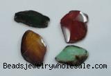 NGP1205 30*40mm - 45*55mm freeform agate gemstone pendants wholesale