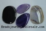 NGP1237 35*50mm - 50*70mm freeform agate gemstone pendants wholesale