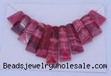 NGP124 Dyed rhodochrosite gemstone pendants set jewelry wholesale