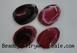 NGP1241 40*50mm - 45*55mm freeform agate gemstone pendants wholesale