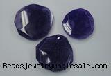 NGP1245 40*45mm - 50*55mm freeform agate gemstone pendants wholesale