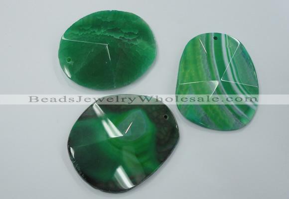 NGP1247 40*50mm - 45*55mm freeform agate gemstone pendants wholesale