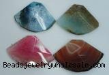 NGP1253 35*45mm - 40*55mm freeform agate gemstone pendants wholesale