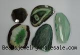 NGP1261 35*45mm - 45*70mm freeform agate gemstone pendants wholesale