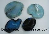 NGP1273 45*55mm - 70*90mm freeform agate gemstone pendants wholesale