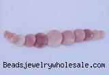 NGP130 Fashion pink opal gemstone pendants set jewelry wholesale