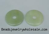 NGP1378 7*50mm - 8*55mm donut flower jade gemstone pendants