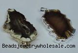 NGP1474 30*40mm - 40*50mm freeform agate gemstone pendants