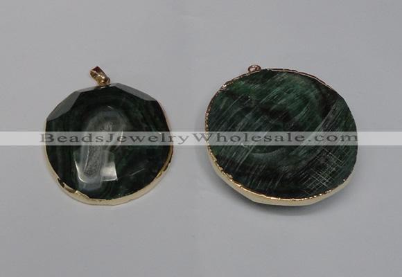 NGP1530 50*55mm - 55*60mm freeform druzy agate pendants