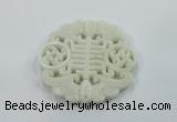 NGP1601 65*68mm Carved natural hetian jade pendants wholesale