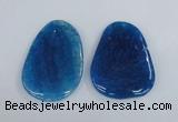 NGP1867 40*52mm - 40*58mm freeform agate gemstone pendants