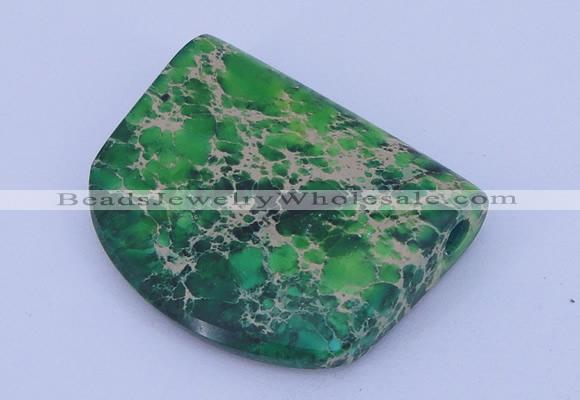 NGP193 9*30*40mm dyed imperial jasper gemstone pendant jewelry