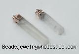 NGP1980 8*45mm - 10*60mm stick white crystal pendants wholesale