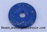 NGP217 5*30mm fashion dyed lapis lazuli gemstone donut pendant