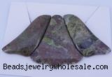 NGP24 Green rain forest stone pendants set jewelry wholesale