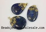 NGP2519 30*45mm - 40*50mm freefrom lapis lazuli pendants