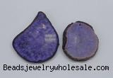 NGP2712 45*50mm - 55*75mm freeform druzy agate pendants