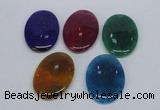 NGP2751 35*50mm oval agate gemstone pendants wholesale