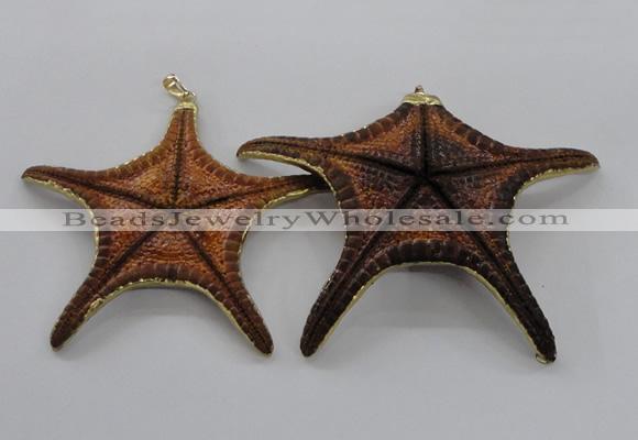 NGP2762 50*55mm - 75*85mm starfish pendants wholesale