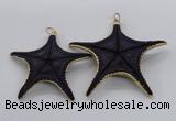 NGP2763 50*55mm - 75*85mm starfish pendants wholesale