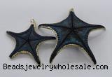 NGP2765 50*55mm - 75*85mm starfish pendants wholesale