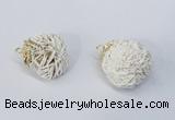 NGP2912 15*20mm - 25*30mm freeform desert rose pendants wholesale