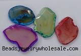 NGP3246 55*65mm - 50*75mm freeform agate slab pendants