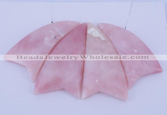 NGP33 Fashion pink opal gemstone pendants set jewelry wholesale