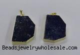 NGP3503 30*40mm - 30*45mm freeform lapis lazuli pendants