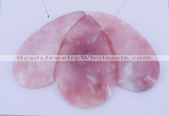 NGP36 Fashion pink opal gemstone pendants set jewelry wholesale