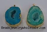 NGP3825 30*40mm - 40*50mm freeform druzy agate pendants