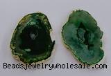 NGP3836 50*65mm - 60*70mm freeform druzy agate pendants