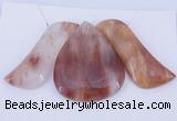 NGP40 Fashion red quartz gemstone pendants set jewelry wholesale