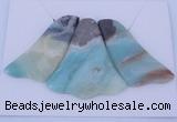 NGP42 Fashion amazonite gemstone pendants set jewelry wholesale