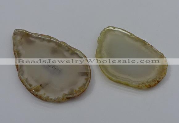 NGP4245 30*50mm - 45*75mm freefrom agate pendants wholesale