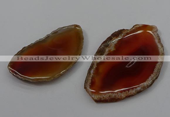 NGP4258 35*50mm - 45*80mm freefrom agate pendants wholesale