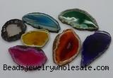 NGP4264 35*50mm - 45*80mm freefrom agate pendants wholesale