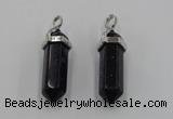 NGP5007 8*30mm sticks blue goldstone pendants wholesale