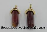 NGP5040 8*30mm sticks mookaite gemstone pendants wholesale