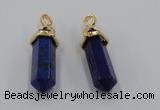 NGP5044 8*30mm sticks lapis lazuli gemstone pendants wholesale