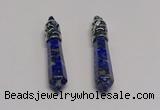 NGP5409 10*65mm sticks lapis lazuli gemstone pendants wholesale