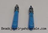 NGP5427 10*65mm sticks blue turquoise pendants wholesale