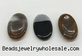 NGP5505 28*50mm oval agate gemstone pendants wholesale