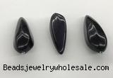 NGP5561 14*40mm - 23*58mm teardrop blue goldstone pendants