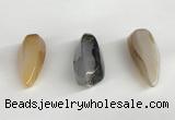 NGP5571 18*40mm - 23*58mm teardrop agate gemstone pendants