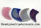 NGP5734 25*35mm - 27*50mm oxhorn agate pendants wholesale