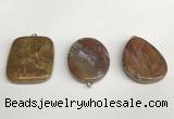 NGP5752 30*40mm freeform agate gemstone pendants wholesale