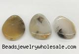 NGP5779 35*50mm - 38*55mm freeform agate slab pendants