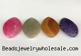 NGP5816 30*50mm marquise agate gemstone pendants wholesale