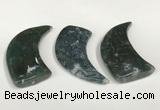 NGP5835 22*55mm - 25*55mm horn agate gemstone pendants wholesale